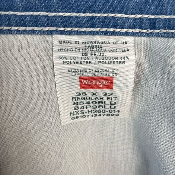 Wrangler Jeans Size 36X32 EUC - Picture 6 of 6